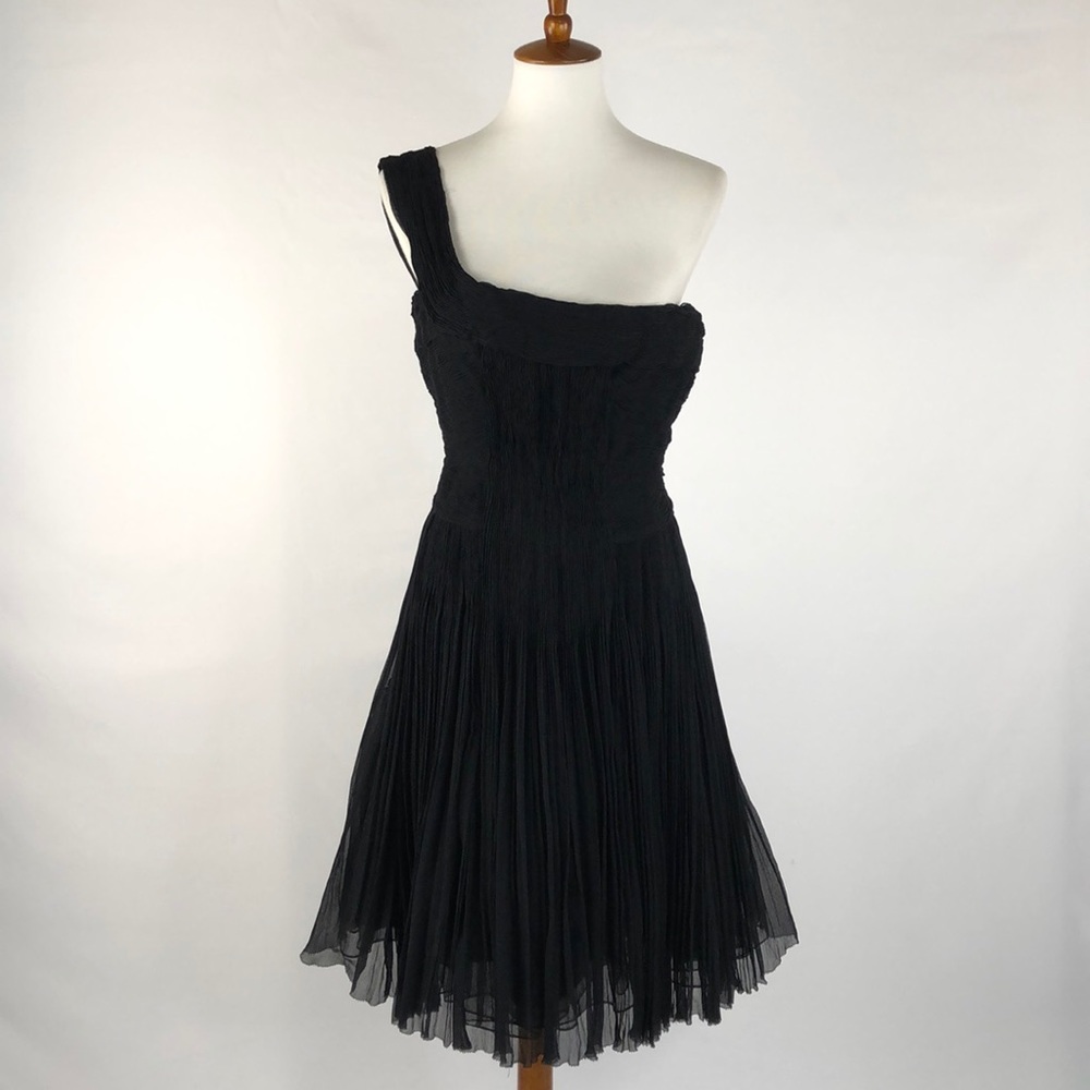 women's little black cocktail dress